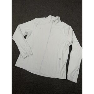 Vuori Venture Track Jacket Mens Large Gray Full Zip Lightweight Athletic V536